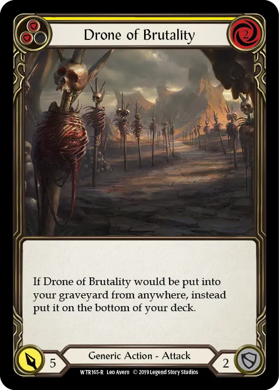 Drone of Brutality card image, pitch 2
