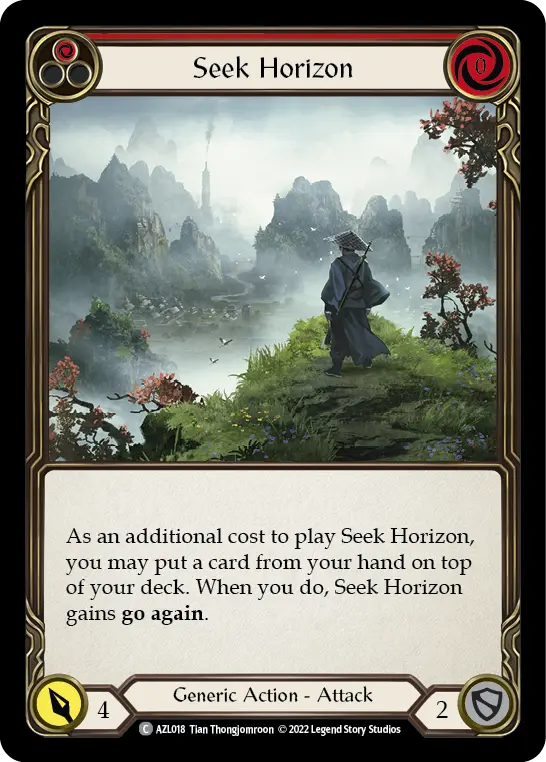 Seek Horizon card image, pitch 1