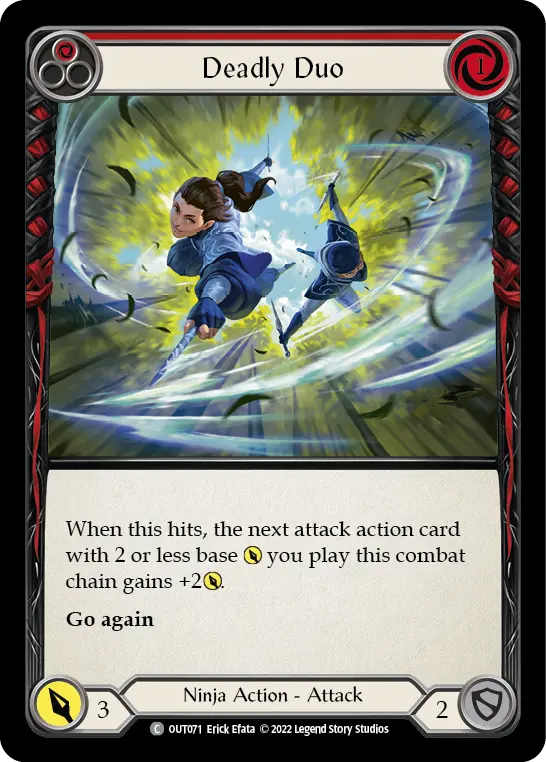 Deadly Duo card image, pitch 1