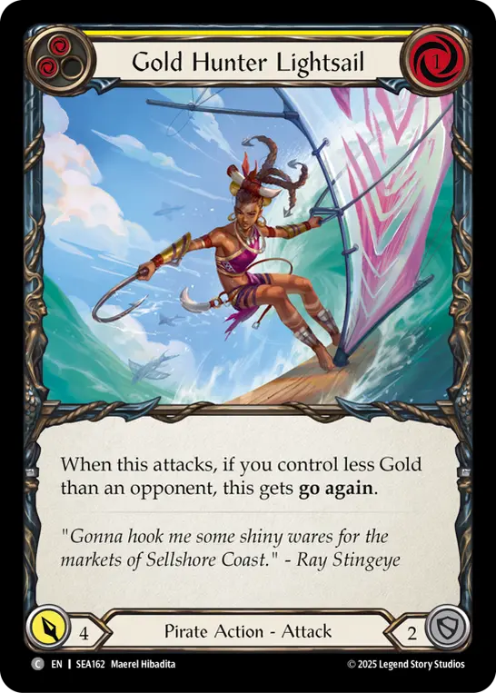 Gold Hunter Lightsail card image, pitch 2