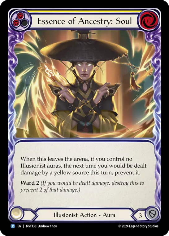 Essence of Ancestry: Soul card image, pitch 2