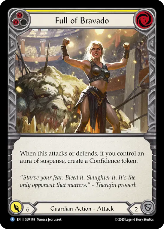Full of Bravado card image, pitch 2