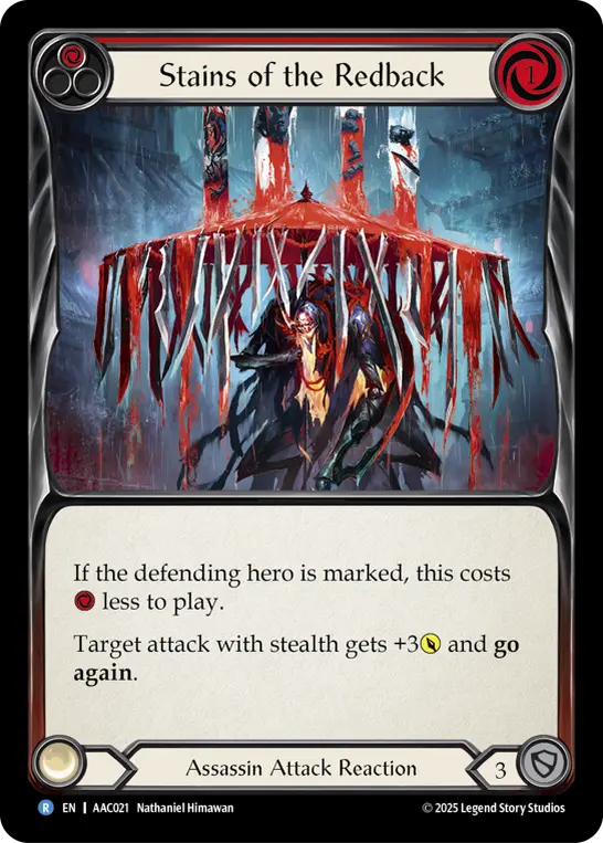 Stains of the Redback card image, pitch 1