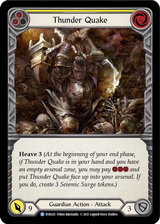 Thunder Quake card image, pitch 2
