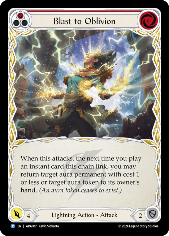 Blast to Oblivion card image, pitch 1