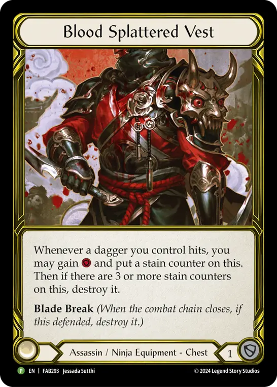 Blood Splattered Vest card image