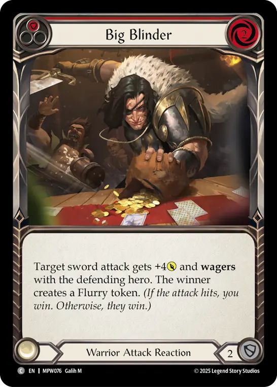 Big Blinder card image, pitch 1