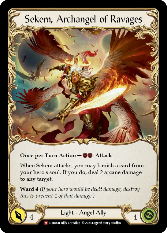 Sekem, Archangel of Ravages card image