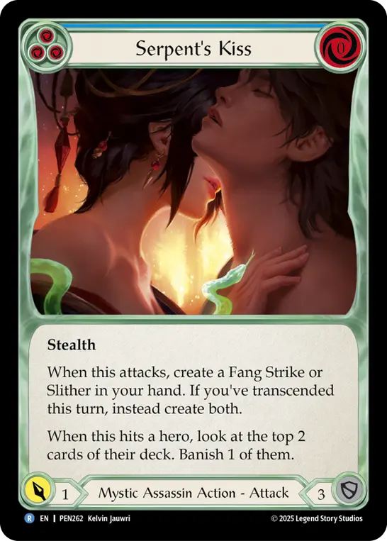 Serpent's Kiss card image, pitch 3
