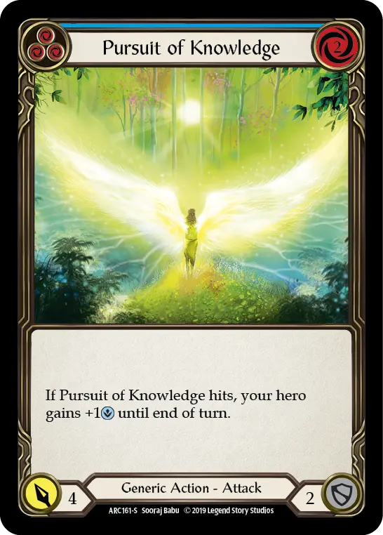 Pursuit of Knowledge card image, pitch 3