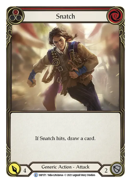 Snatch card image, pitch 1