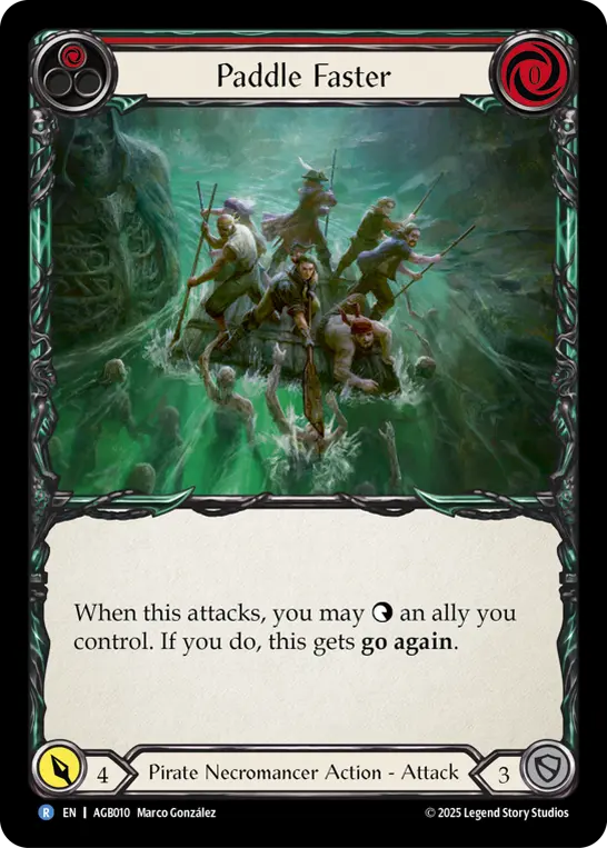 Paddle Faster card image, pitch 1