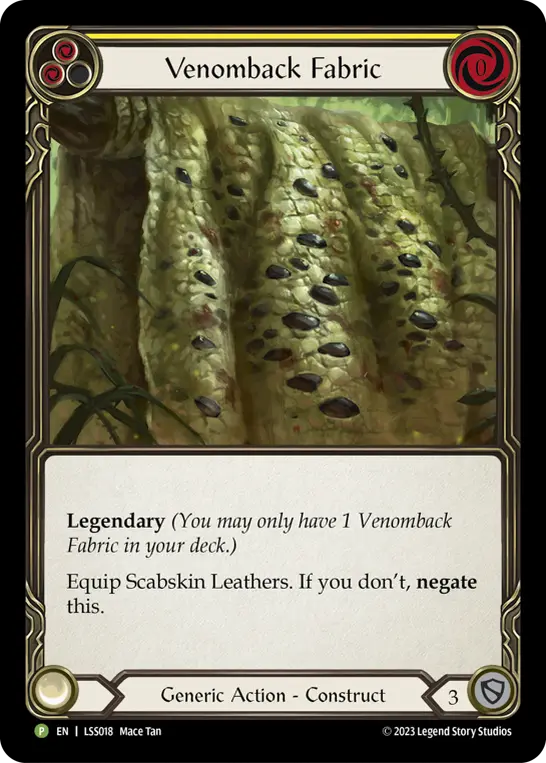 Venomback Fabric card image, pitch 2