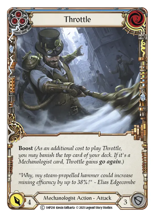Throttle card image, pitch 3