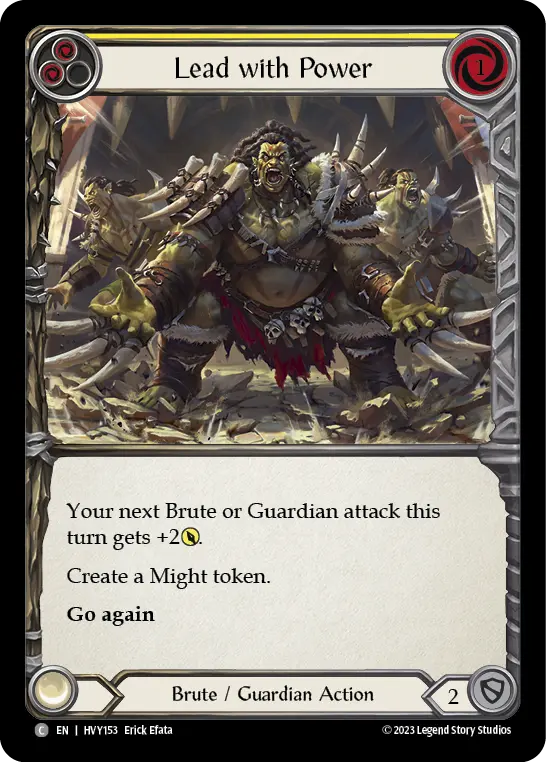 Lead with Power card image, pitch 2