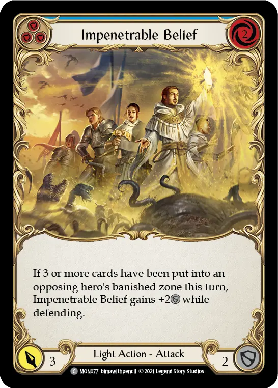 Impenetrable Belief card image, pitch 3