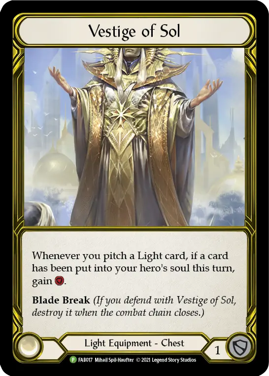 Vestige of Sol card image