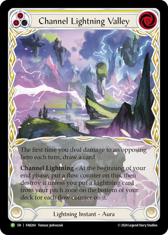 Channel Lightning Valley card image, pitch 2