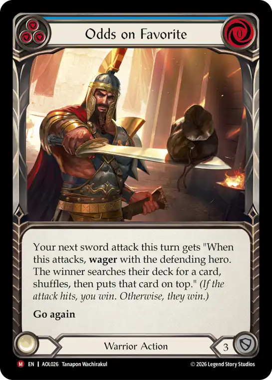 Odds on Favorite card image, pitch 3