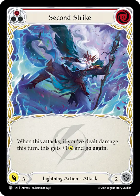 Second Strike card image, pitch 1