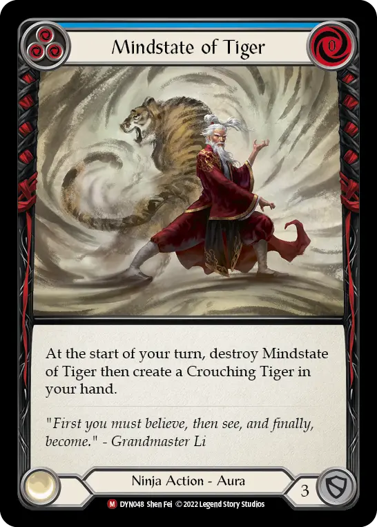 Mindstate of Tiger card image, pitch 3