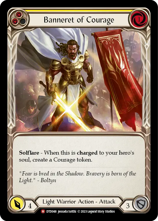 Banneret of Courage card image, pitch 2