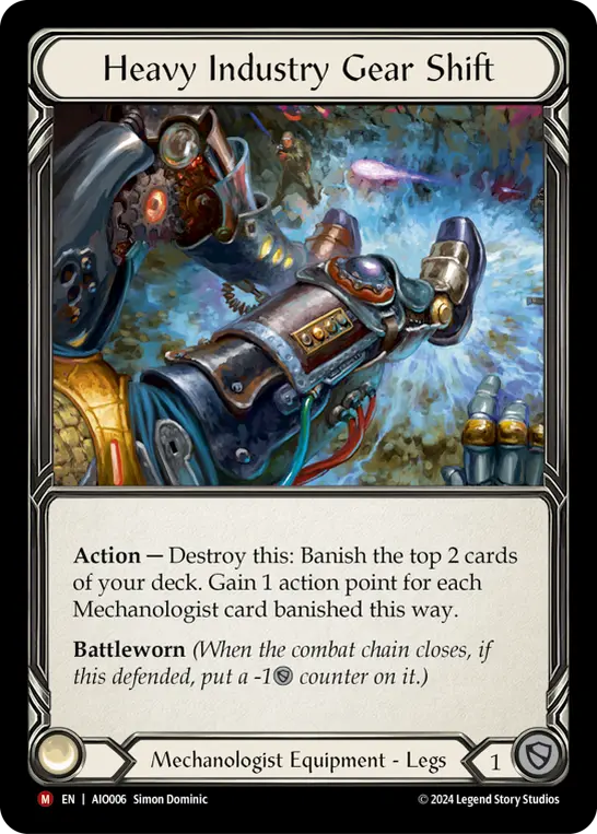 Heavy Industry Gear Shift card image