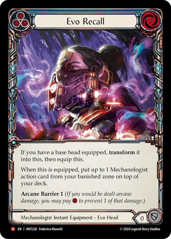 Evo Recall card image, pitch 3