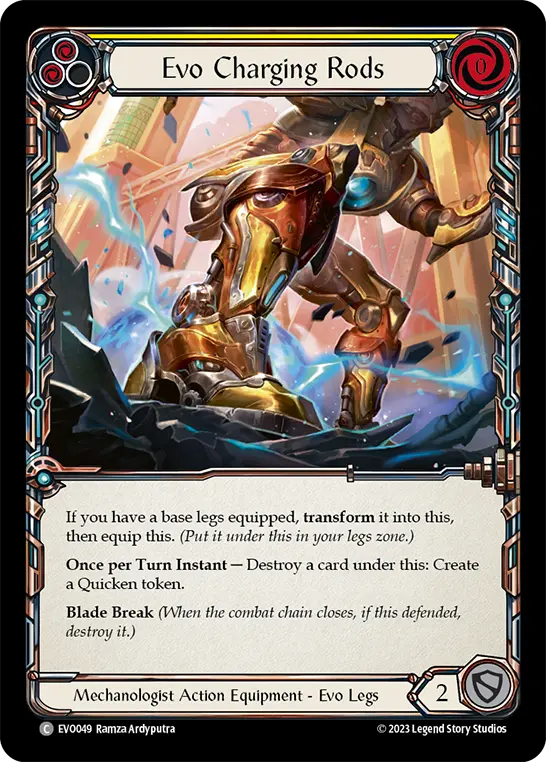 Evo Charging Rods card image, pitch 2