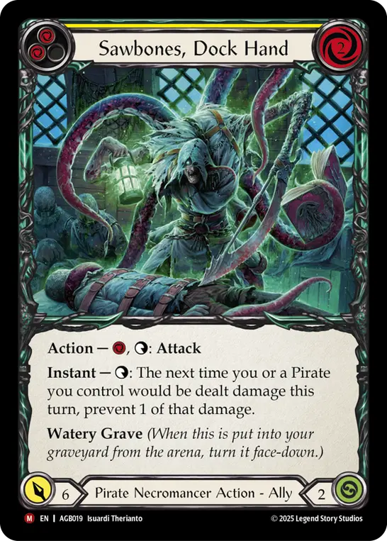 Sawbones, Dock Hand card image, pitch 2