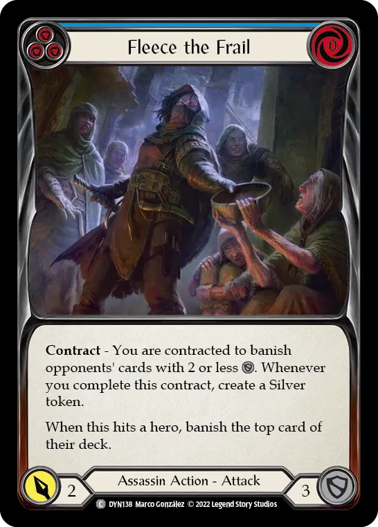 Fleece the Frail card image, pitch 3