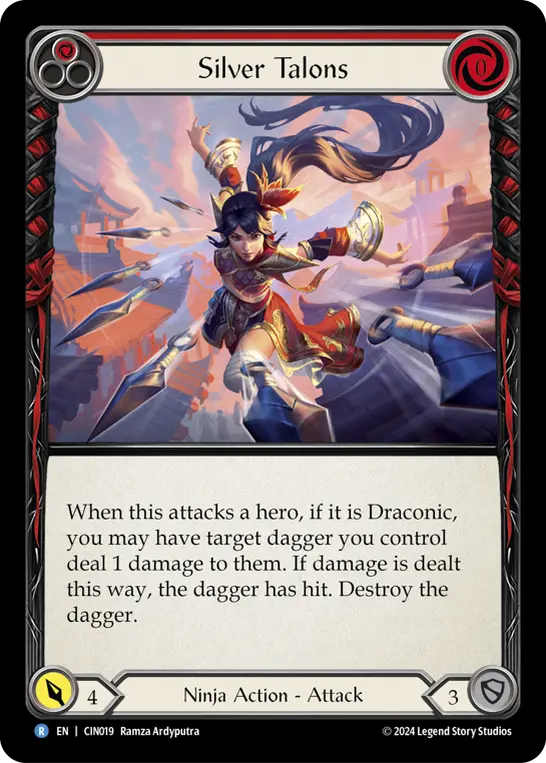 Silver Talons card image, pitch 1