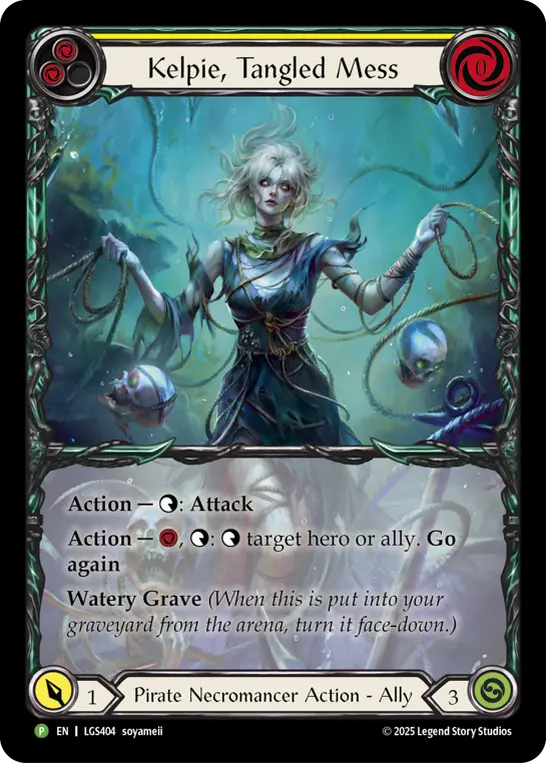 Kelpie, Tangled Mess card image, pitch 2