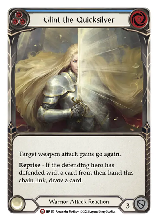 Glint the Quicksilver card image, pitch 3