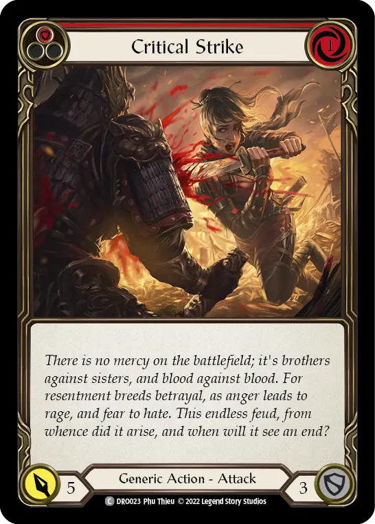 Critical Strike card image, pitch 1