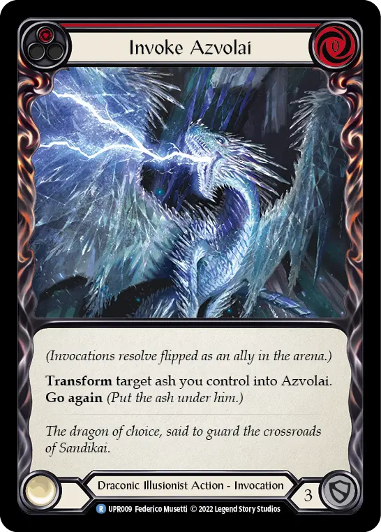 Invoke Azvolai card image, pitch 1
