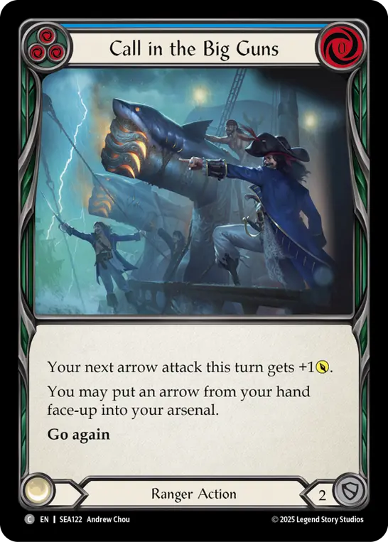 Call in the Big Guns card image, pitch 3