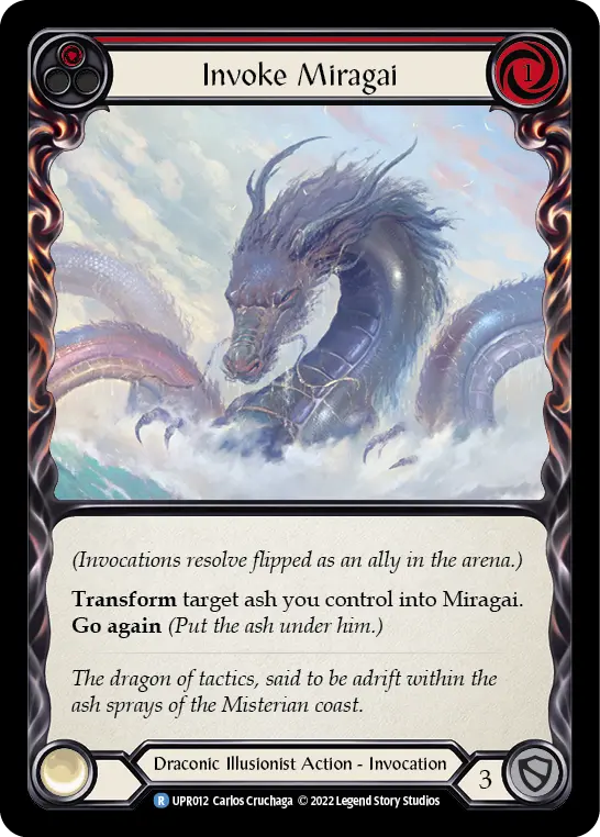 Invoke Miragai card image, pitch 1