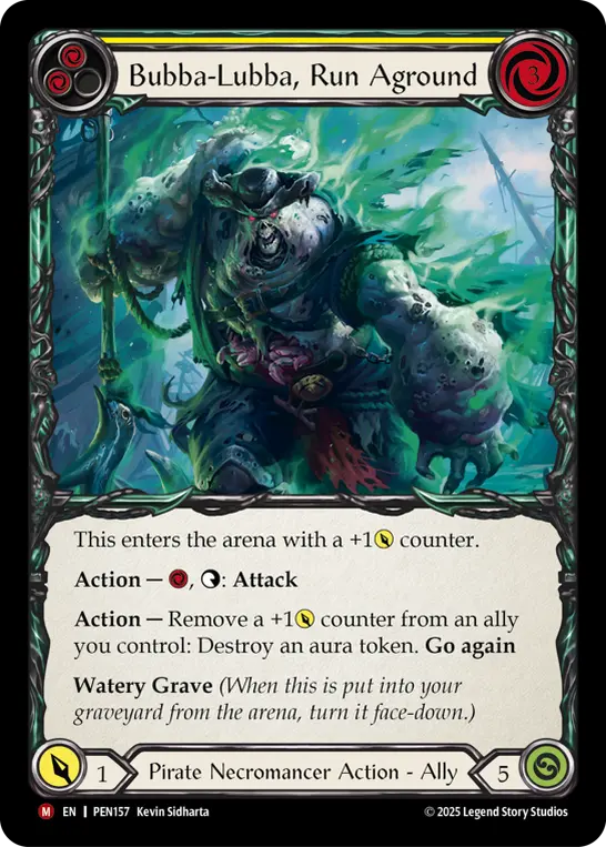 Bubba-Lubba, Run Aground card image, pitch 2