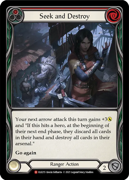 Seek and Destroy card image, pitch 1