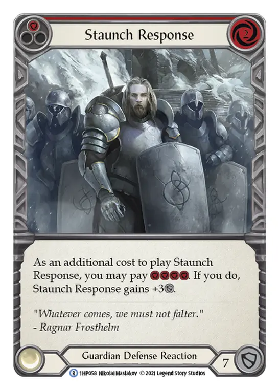 Staunch Response card image, pitch 1