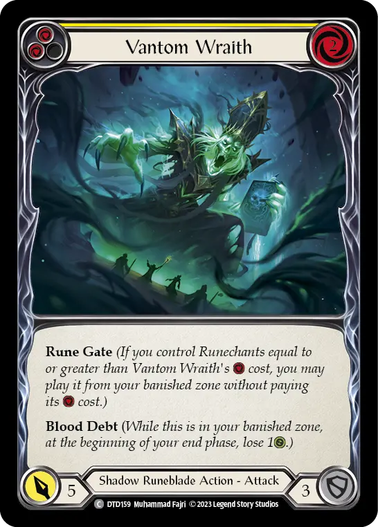 Vantom Wraith card image, pitch 2