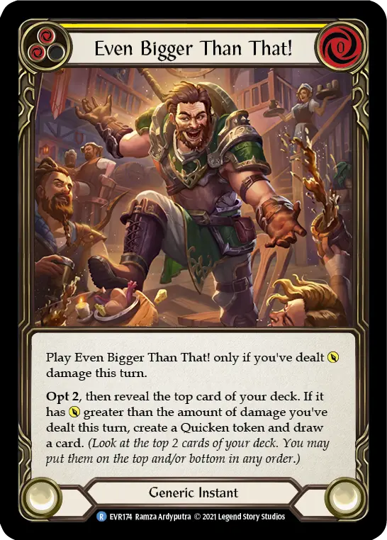 Even Bigger Than That! card image, pitch 2