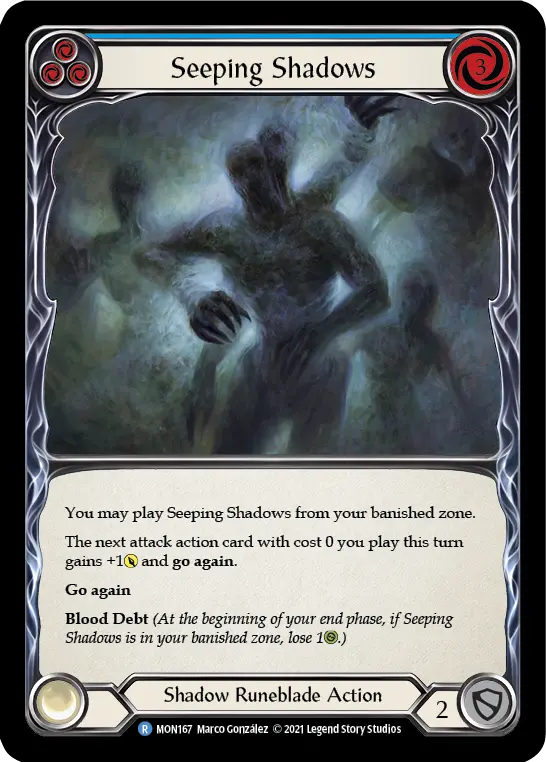 Seeping Shadows card image, pitch 3