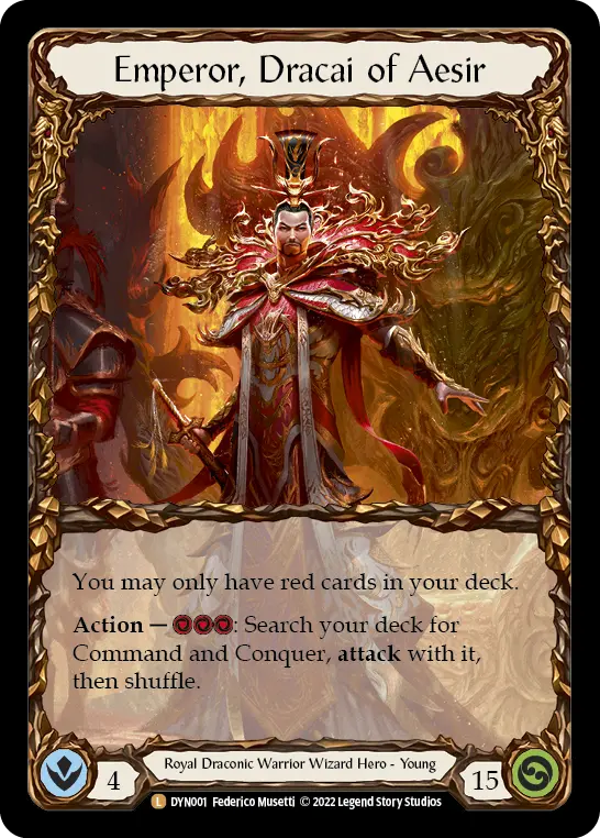 Emperor, Dracai of Aesir card image