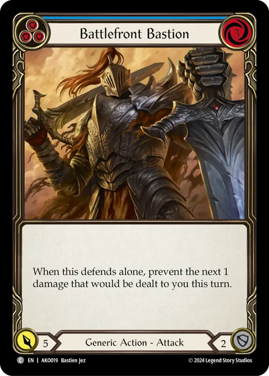 Battlefront Bastion card image, pitch 3