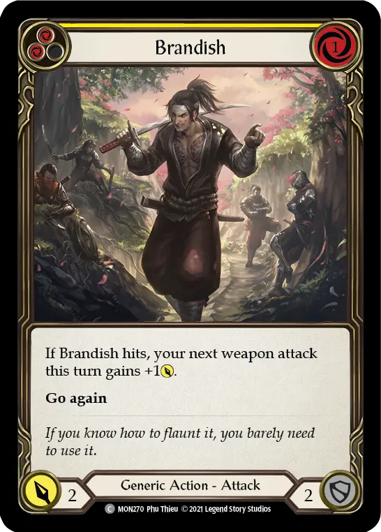 Brandish card image, pitch 2