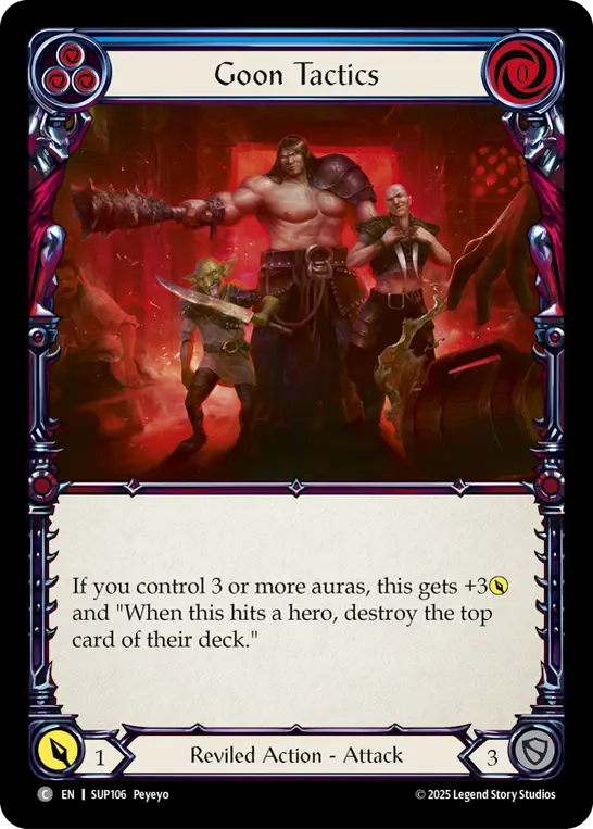 Goon Tactics card image, pitch 3