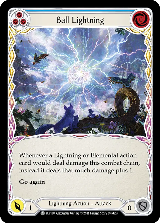 Ball Lightning card image, pitch 3