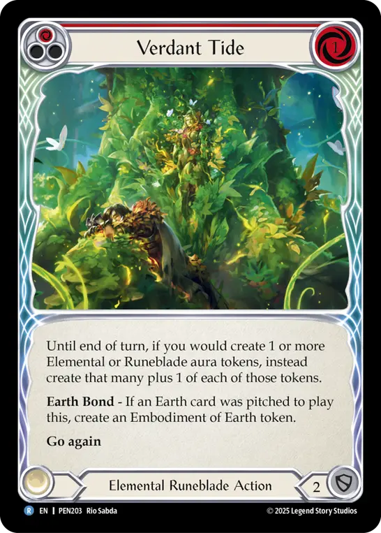 Verdant Tide card image, pitch 1